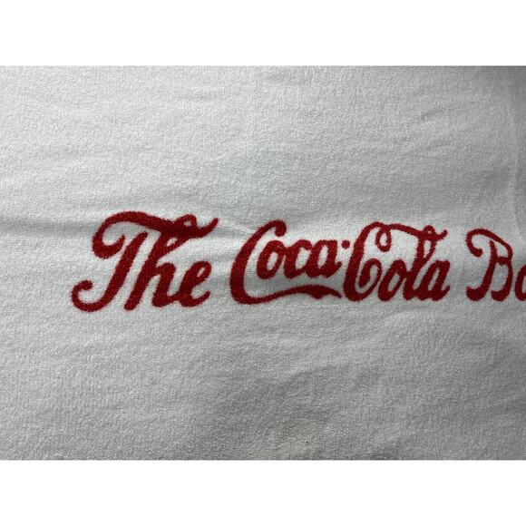 Coca-Cola Bottlers Association beach towel red white - Picture 2 of 7